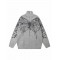 Butterfly Jacquard  Knit Mock Neck Sweater