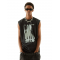 Art Letter Washed Distressed Vest