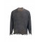 Distressed Ripped Two-Piece Oversized Pullover Sweater
