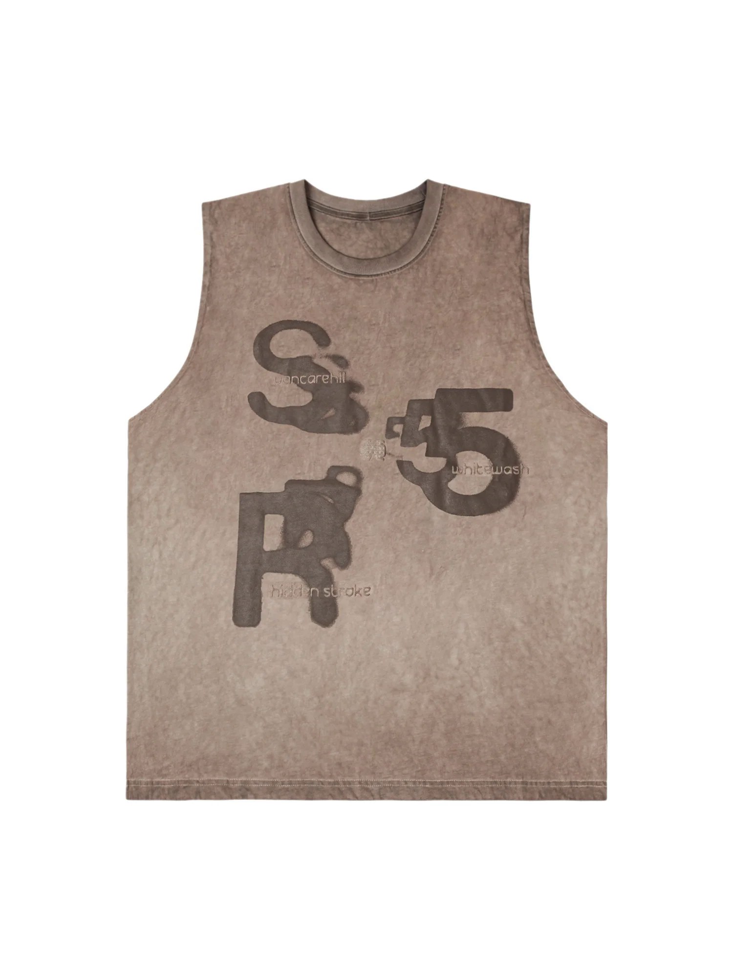 High Street Hip Hop Print Vest - 2373 High Street Hip Hop Print Vest - 2373