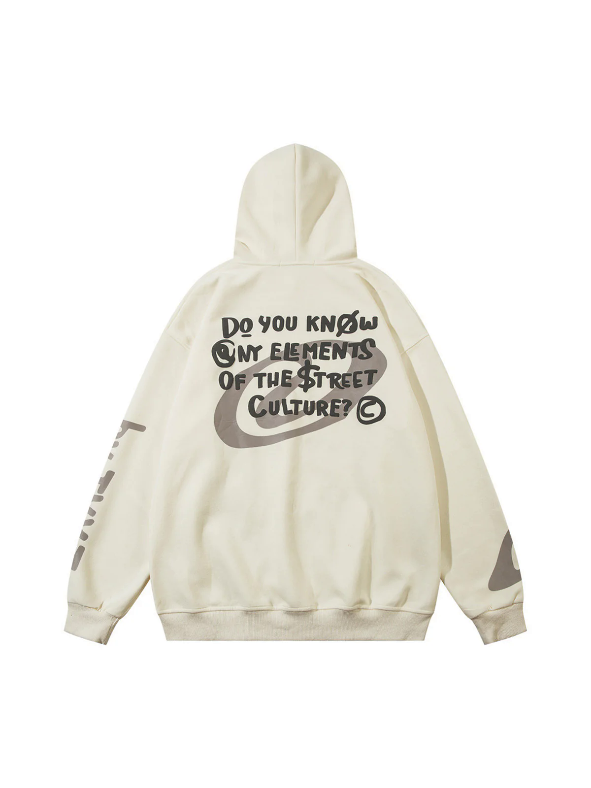 Abstract Angel Print Pullover Hoodie Abstract Angel Print Pullover Hoodie