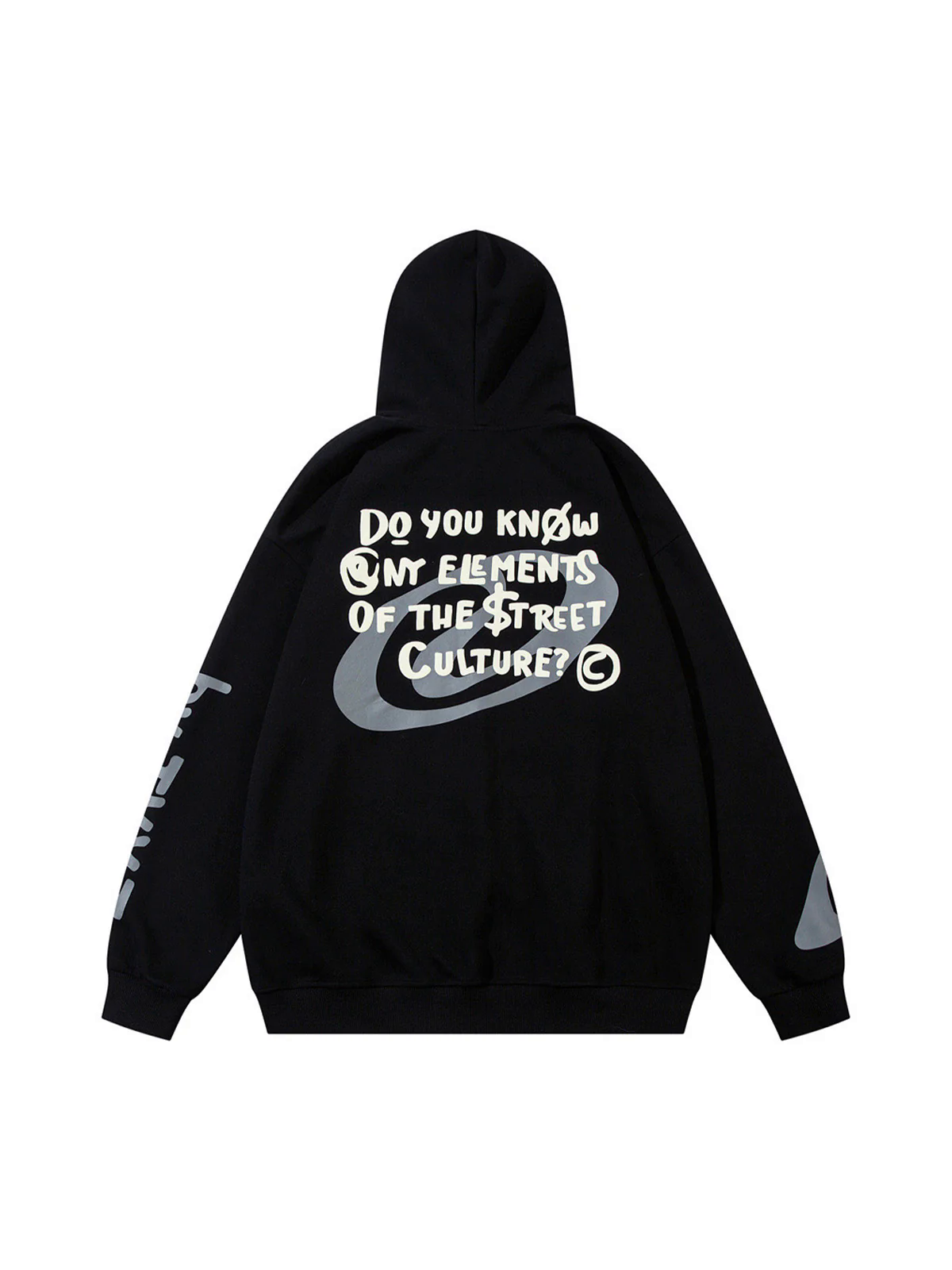 Abstract Angel Print Pullover Hoodie Abstract Angel Print Pullover Hoodie