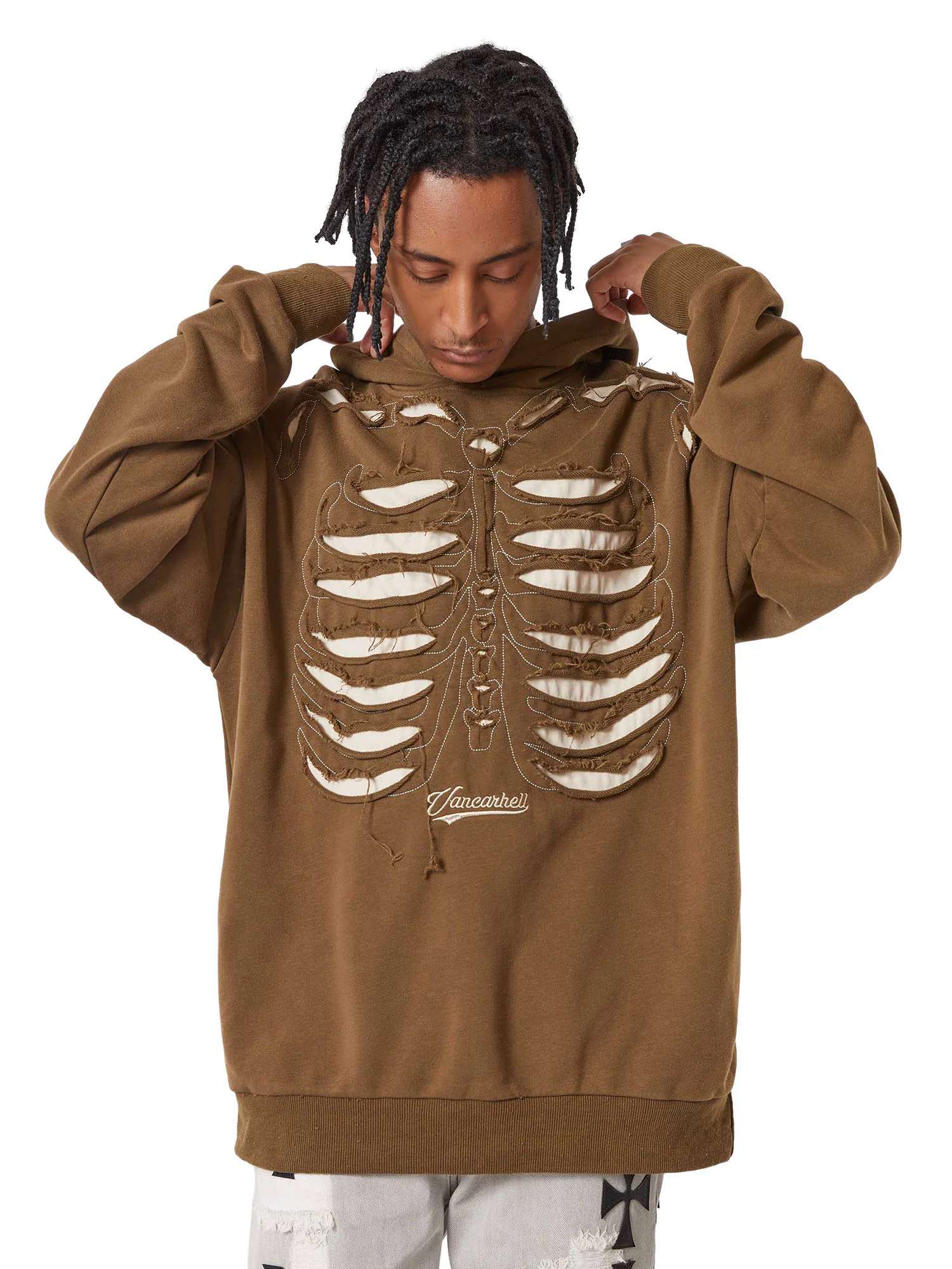 Washed And Aged Hooded Sweatshirt - 1674 Washed And Aged Hooded Sweatshirt - 1674