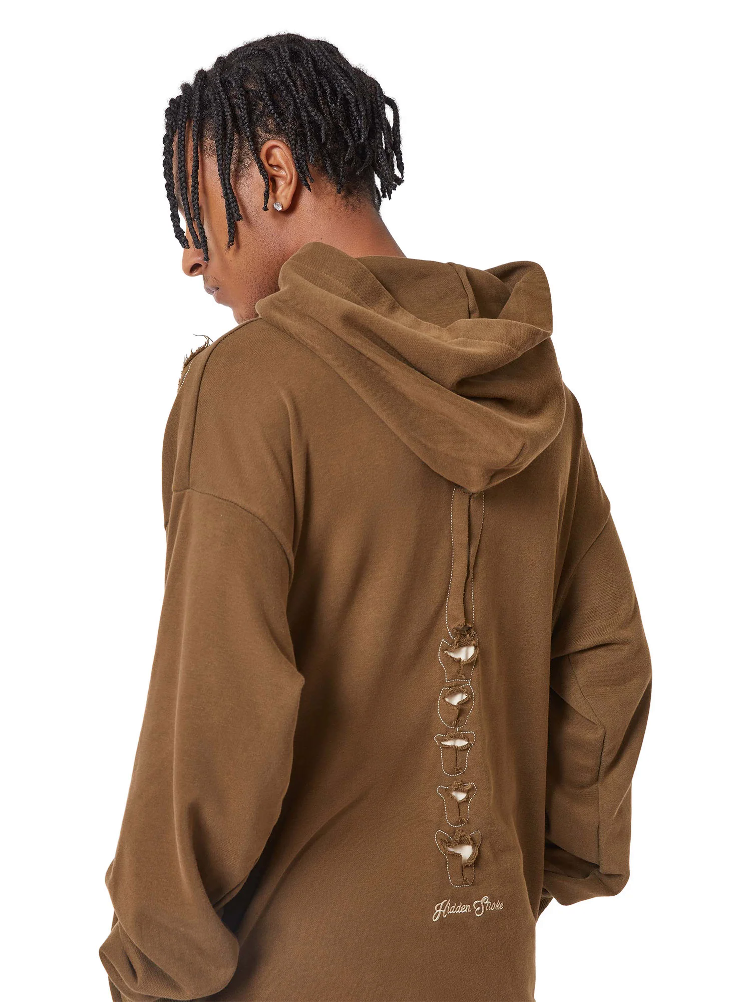 Washed And Aged Hooded Sweatshirt - 1674 Washed And Aged Hooded Sweatshirt - 1674